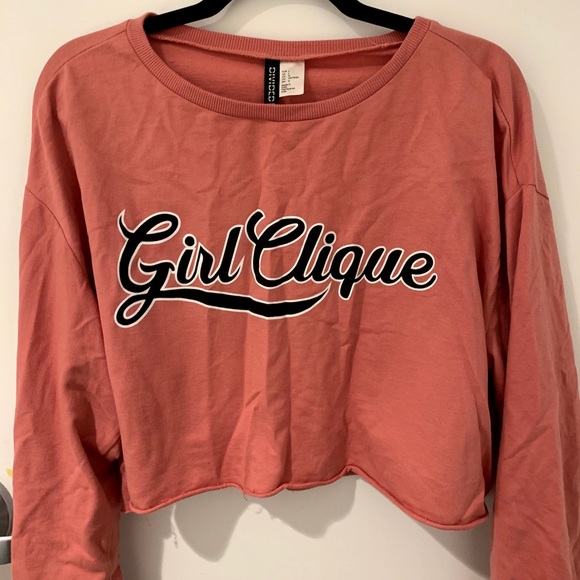 Pink cropped sweater - Picture 1 of 2